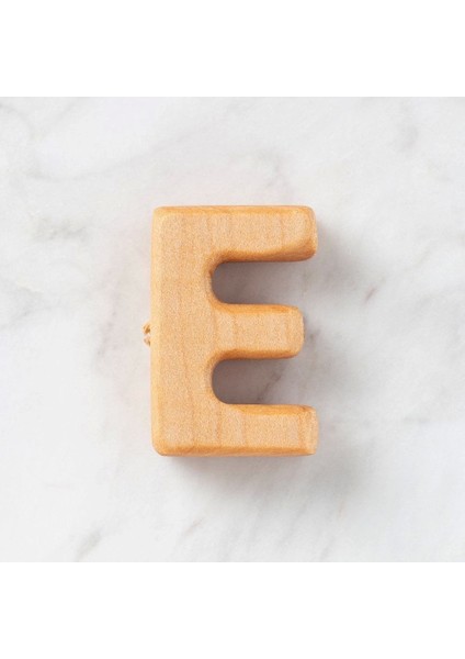 Hobi Baby Organik Ahşap Harf - E