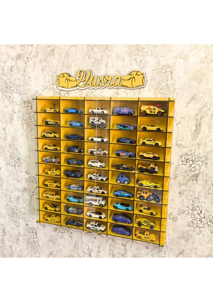 Pleksi Kapaklı 1/64 Ölçek 50ARAÇ Hotwheels Matchbox Metal Araç Uyumlu Model Oyuncak Araba Rafı indirimleri