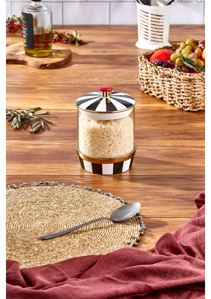 Porselen Cam Kavanoz 800 ml