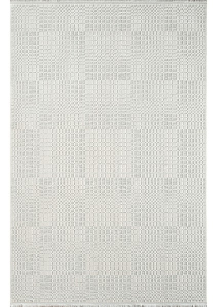 Seren NF01A Krem Gri Akrilik Yumuşak Dokulu Modern Halı Karademir Home