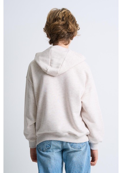 Alexandergardı Kanguru Cepli Kapüşonlu Çocuk Sweatshirt