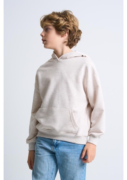 Alexandergardı Kanguru Cepli Kapüşonlu Çocuk Sweatshirt modelleri