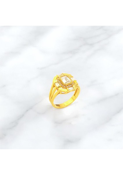 22 Ayar Altın Baget Yüzük - 0180530