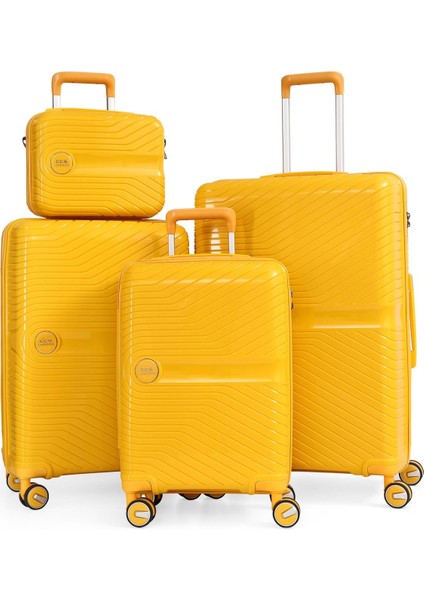 5239-5240 Polipropilen 4 Lü Valiz Seti