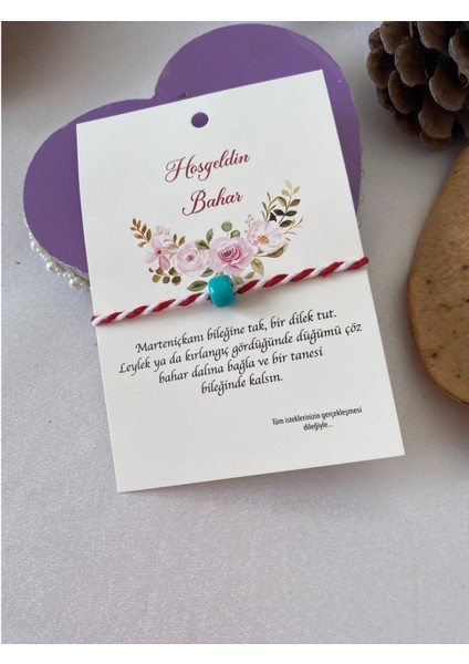 Marteniçka Dilek Bilekliği Açık Mavi Boncuklu