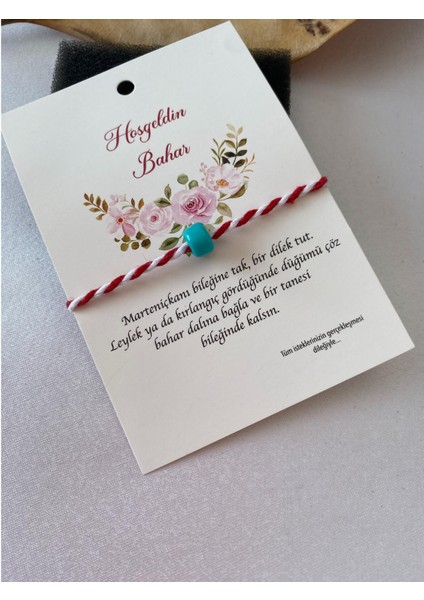 Marteniçka Dilek Bilekliği Açık Mavi Boncuklu modelleri