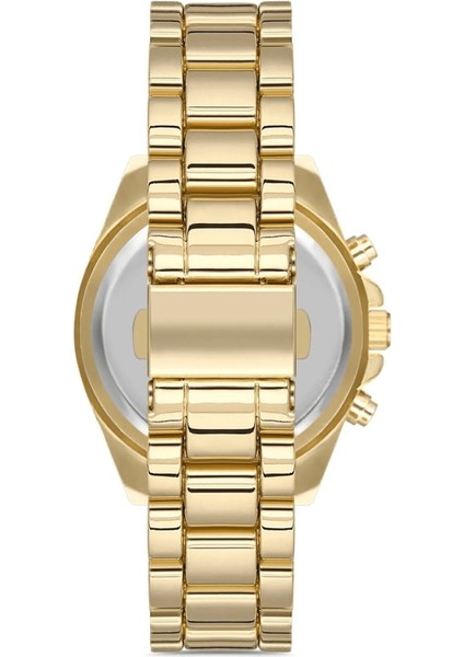 Zarif ve Şık Özel Tasarım Roma Rakam Detaylı Metal Bayan Kol Saati (Gold) ( Lisinya ) fiyatları