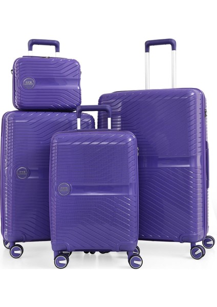 5239-5240 Polipropilen 4 Lü Valiz Seti