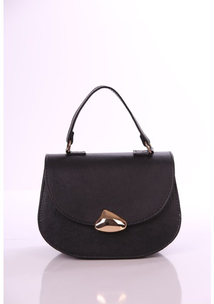 Kapaklı Mıknatıslı Oval Kutu Çanta