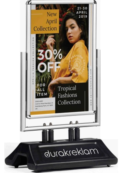 Yaylı Dubalı Kaldırım Panosu 50 x 70 cm