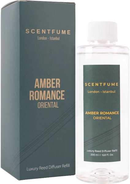 Amber Romance Kokulu Çubuk Yedeği Refill Oda Ev Kokusu Kötü Koku Giderici Uzun Süreli Aromaterapi Yeniden Dolum, Kokulu Çubuk Yedek