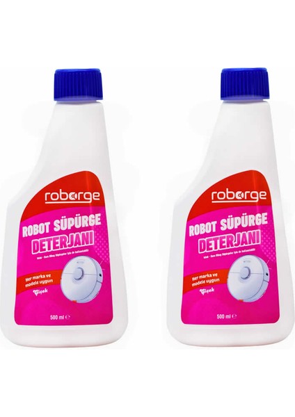 Robot Süpürge Deterjanı 2'li 500 ml - Çiçek