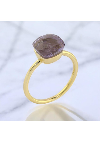 14 Ayar Altın Renkli Yüzük - 0190266