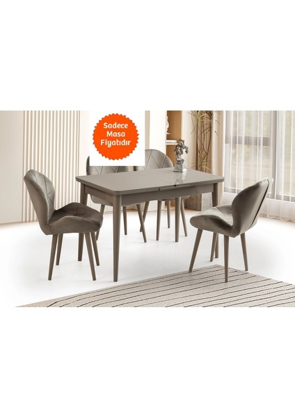 Hg Cappicino Ortadan Açılır Büyüyen Yemek Masası 60 x 100 cm Sadece Masa Fiyatıdır modelleri