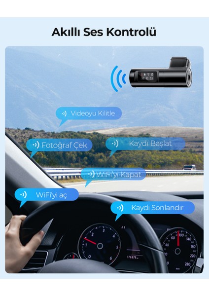 M330 Full Hd Araç Kamerası – Wifi, G Sensör ve Gece Görüş (Azdome Türkiye garantili)