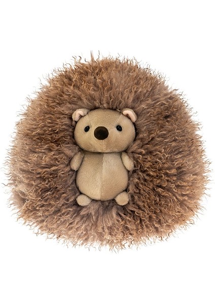 38CM Wulula Kirpi Yuvarlak Top Yastık Peluş Oyuncak Yastık (Yurt Dışından)