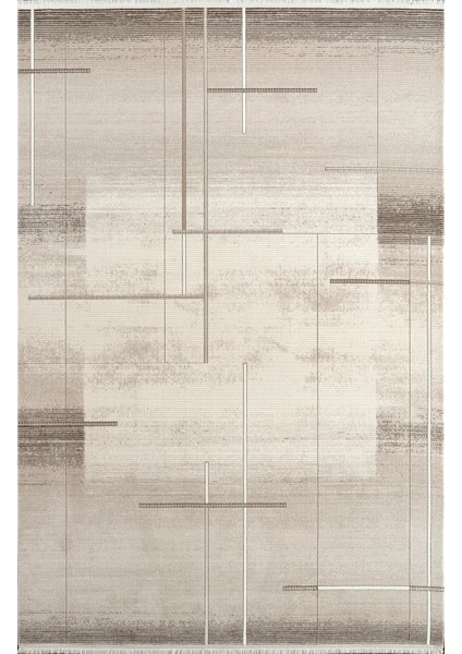 Beverly BF01A Krem Vizon Akrilik Yumuşak Dokulu Modern Halı Karademir Home