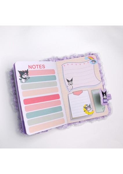 Sanrio Kuromi Fırfırlı Özel Tasarım Anı Günlük Hatıra Defteri indirimleri