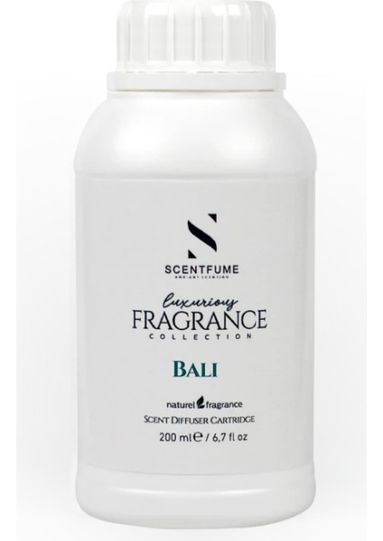 Bali Koku Makinesi Kartuşu, Koku Makinesi Parfümü, Aromatik Koku Kartuşu, Difüzör Esansı, İmza Koku Esansiyel Yağ