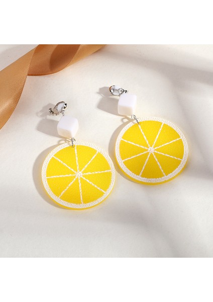 Hengshan Delici Olmadan Üçgen Püskül Kulak Klipsi, Üst Düzey Niş Edebi Retro Bayan Kulak Asılı Hafif Lüks Yüksek Kaliteli Küpeler (Yurt Dışından)