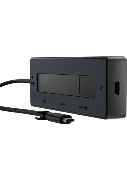 Evrensel Usb-C Çoklu Bağlantı Noktalı Hub Siyah