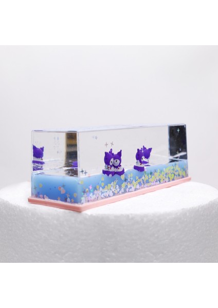 Sanrio Kuromi Tasarımlı Sulu Simli Batmayan Biblo fiyatları