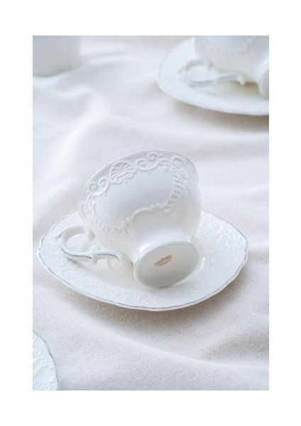 Angela Silver 6 Kişilik Çay-Nescafe Fincanı Takımı SYT-06062 modelleri