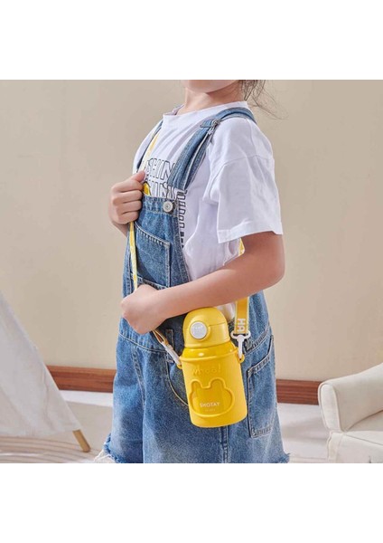 Happy Everyday Çelik Termos Matara Çocuk 480ML Sarı modelleri