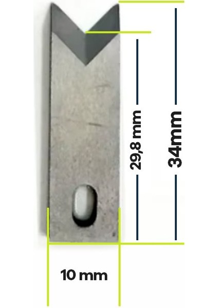 Otomatik Kablo Sıyırma Makinesi Yedek Bıçak 10X34MM fiyatları