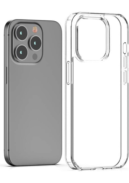 Apple iPhone 15 Pro Max Kılıf Ultra Sağlam ve Şeffaf Vigor Premium Sert Silikon Kapak