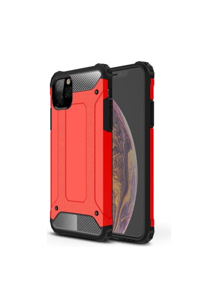 Apple iPhone 11 Pro Kılıf Nexis Premium Sağlam Çift Katmanlı Sert Silikon Kapak