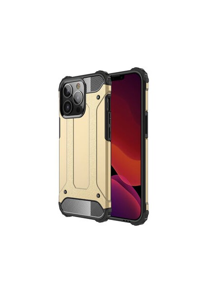 Apple iPhone 13 Pro Max Kılıf Nexis Premium Sağlam Çift Katmanlı Sert Silikon Kapak