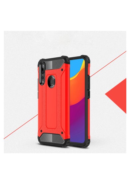 Huawei Y9 Prime 2019 Kılıf Nexis Premium Sağlam Çift Katmanlı Sert Silikon Kapak