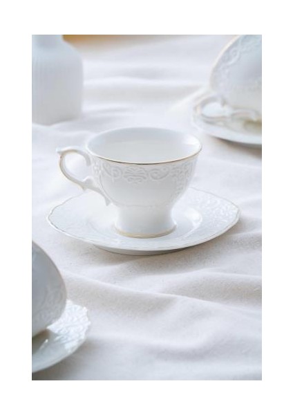 Angela Gold 6 Kişilik Çay-Nescafe Fincanı Takımı SYT-06062