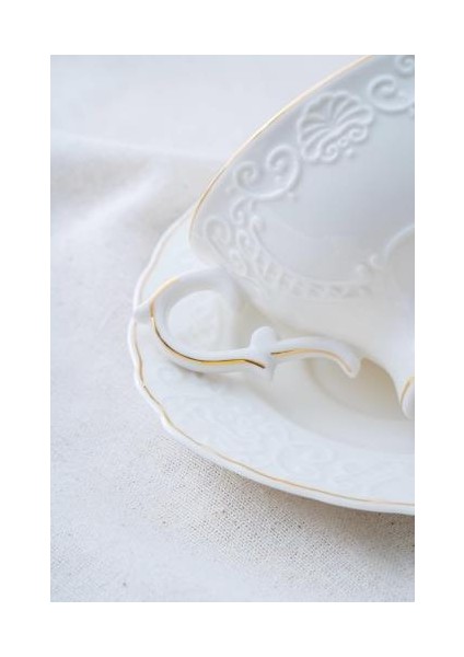Angela Gold 6 Kişilik Çay-Nescafe Fincanı Takımı SYT-06062