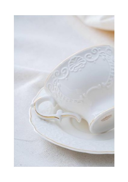 Angela Gold 6 Kişilik Çay-Nescafe Fincanı Takımı SYT-06062