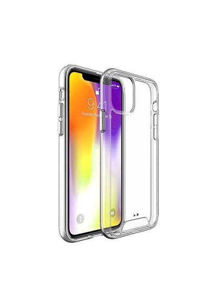 Apple iPhone 11 Pro Şeffaf Tam Koruma Nebula Premium Sert Silikon Kılıf