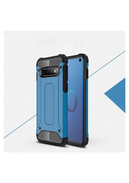 Samsung Galaxy S10 Plus Kılıf Nexis Premium Sağlam Çift Katmanlı Sert Silikon Kapak