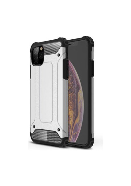 Apple Iphone 11 Pro Max Kılıf Nexis Premium Sağlam Çift Katmanlı Sert Silikon Kapak