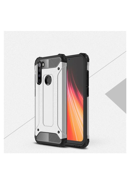 Redmi Note 8 Kılıf Nexis Premium Sağlam Çift Katmanlı Sert Silikon Kapak