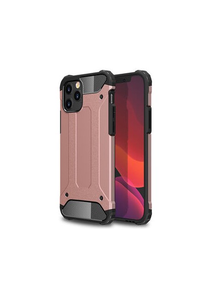 Apple iPhone 12 Pro Max Kılıf Nexis Premium Sağlam Çift Katmanlı Sert Silikon Kapak