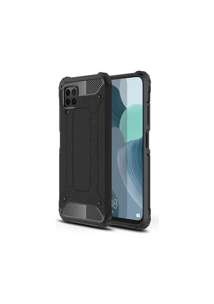 Huawei P40 Lite Kılıf Nexis Premium Sağlam Çift Katmanlı Sert Silikon Kapak