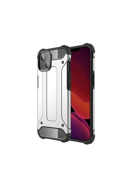 Apple iPhone 13 Mini Kılıf Nexis Premium Sağlam Çift Katmanlı Sert Silikon Kapak