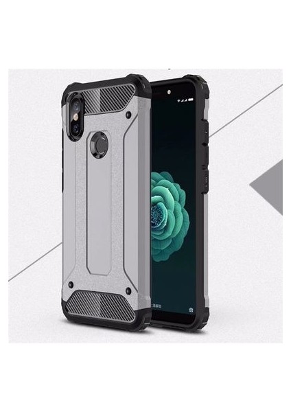 Redmi Note 5 Pro Kılıf Nexis Premium Sağlam Çift Katmanlı Sert Silikon Kapak