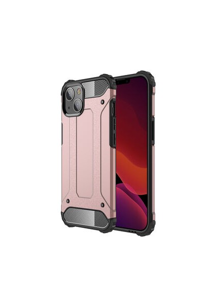 iPhone 13 Mini Kılıf Nexis Premium Sağlam Çift Katmanlı Sert Silikon Kapak