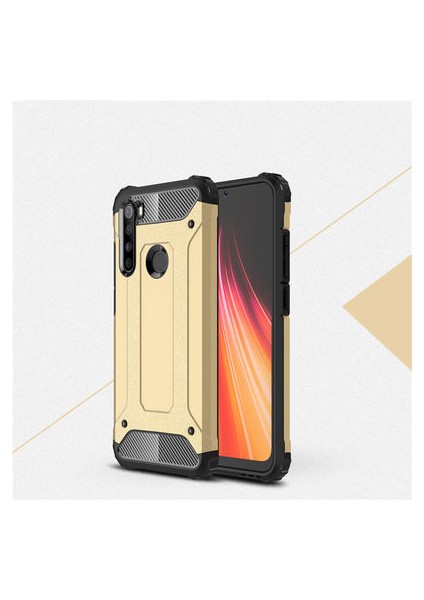 Redmi Note 8 Kılıf Nexis Premium Sağlam Çift Katmanlı Sert Silikon Kapak