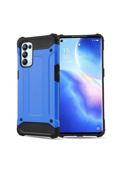 Oppo Reno 5 Pro 5g Kılıf Nexis Premium Sağlam Çift Katmanlı Sert Silikon Kapak
