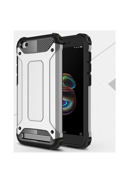 Redmi 5A Kılıf Nexis Premium Sağlam Çift Katmanlı Sert Silikon Kapak