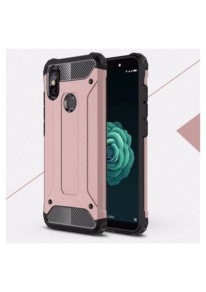 Redmi Note 5 Pro Kılıf Nexis Premium Sağlam Çift Katmanlı Sert Silikon Kapak