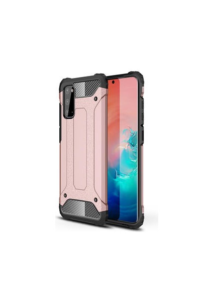 Samsung Galaxy S20 Kılıf Nexis Premium Sağlam Çift Katmanlı Sert Silikon Kapak
